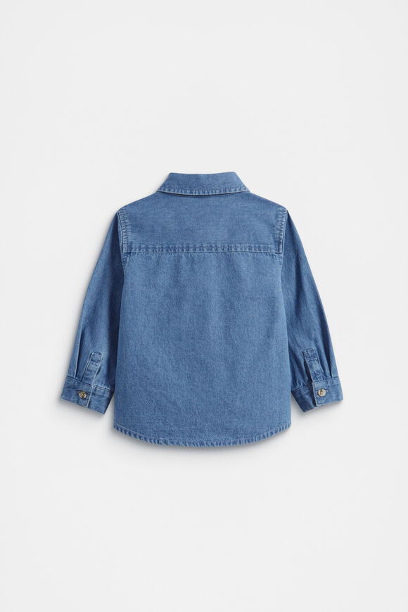 Denim Shirt  Bright Blue Wash  hi-res