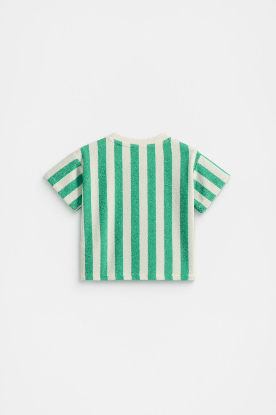 Towelling Tee  Deep Emerald