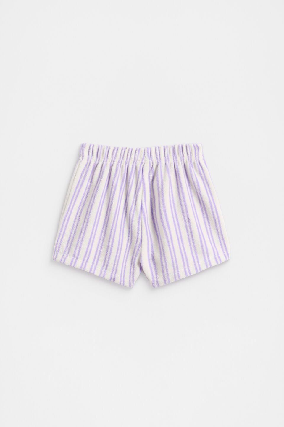 Stripe Terry Short  Bright Lavender