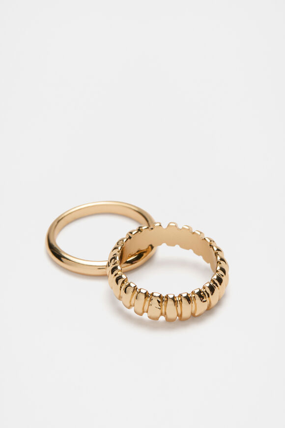 Textured Ring  Gold  hi-res