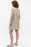 Core Linen Swing Mini Dress  Cool Sand  hi-res