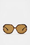Clara Oversized Glam Sunglasses  Dark Tort  hi-res