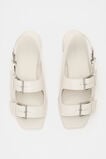 Iris Triple Buckle Sandal  Cream  hi-res