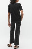 Structured Boxy Tee  Black  hi-res