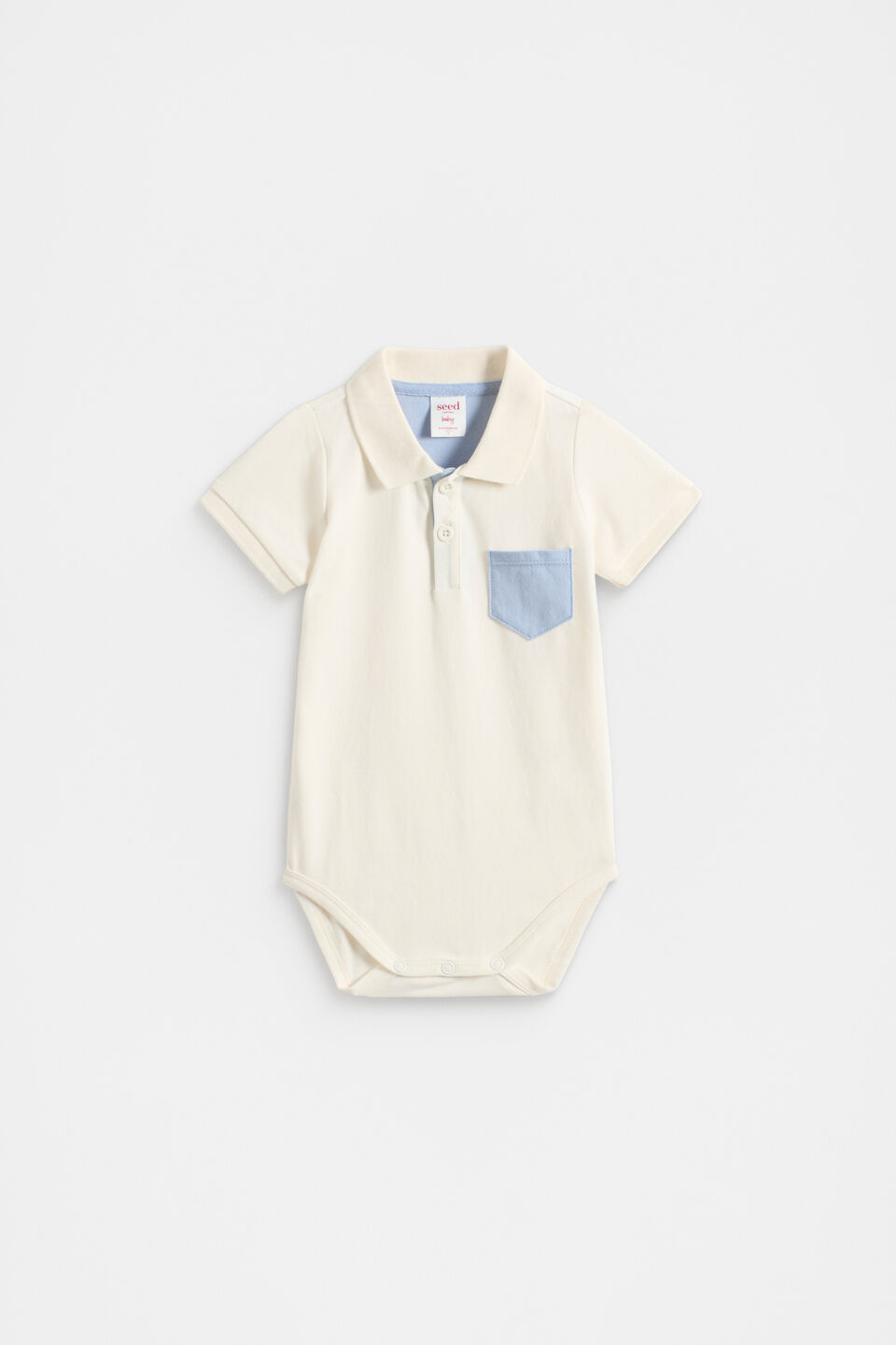 Pocket Bodysuit  Milk