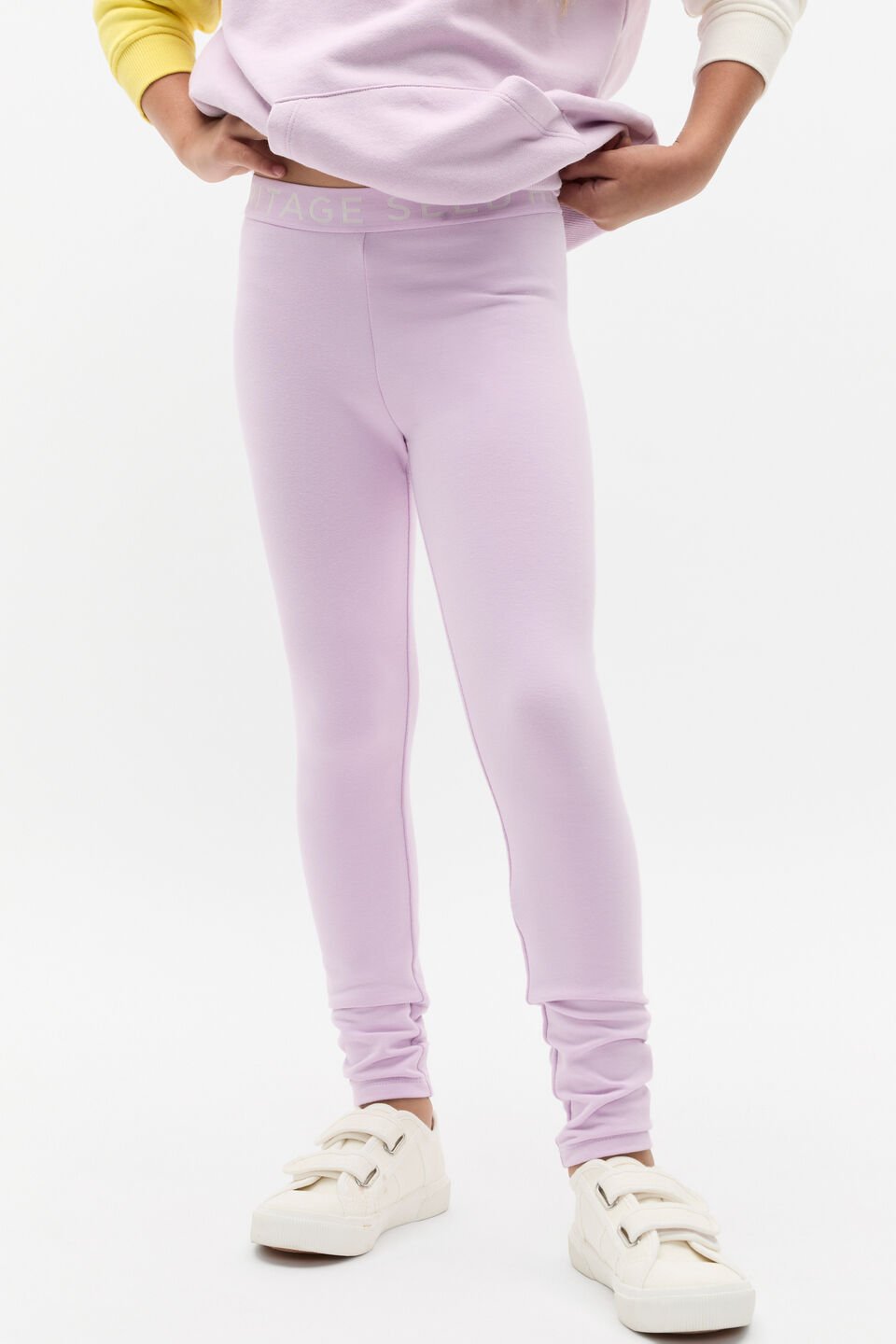 Core Terry Legging  Soft Lilac