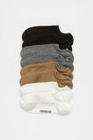 4 Pack Sneaker Socks  Wolf Marle Multi  hi-res