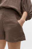 Core Linen Waisted Short  Affogato  hi-res