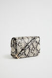 Mini Python Print Baguette Bag  Natural  hi-res