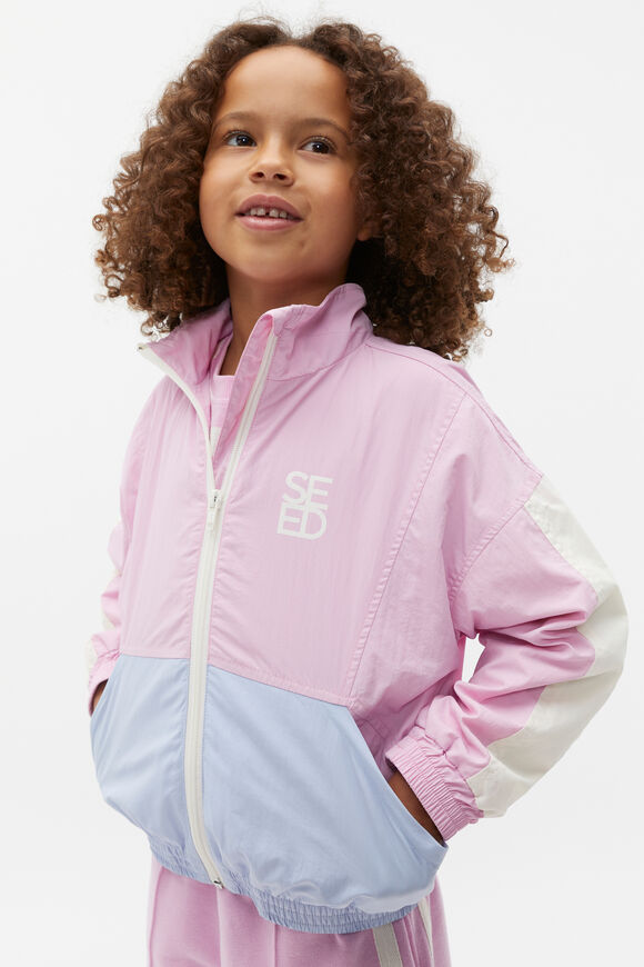 Logo Spray Jacket  Fairy Floss  hi-res