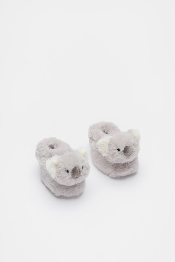 Koala Booties  Grey  hi-res