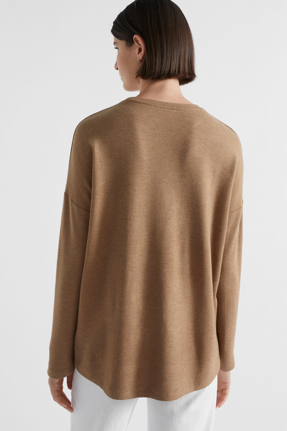 Waffle Supersoft Top  Deep Chai Marle