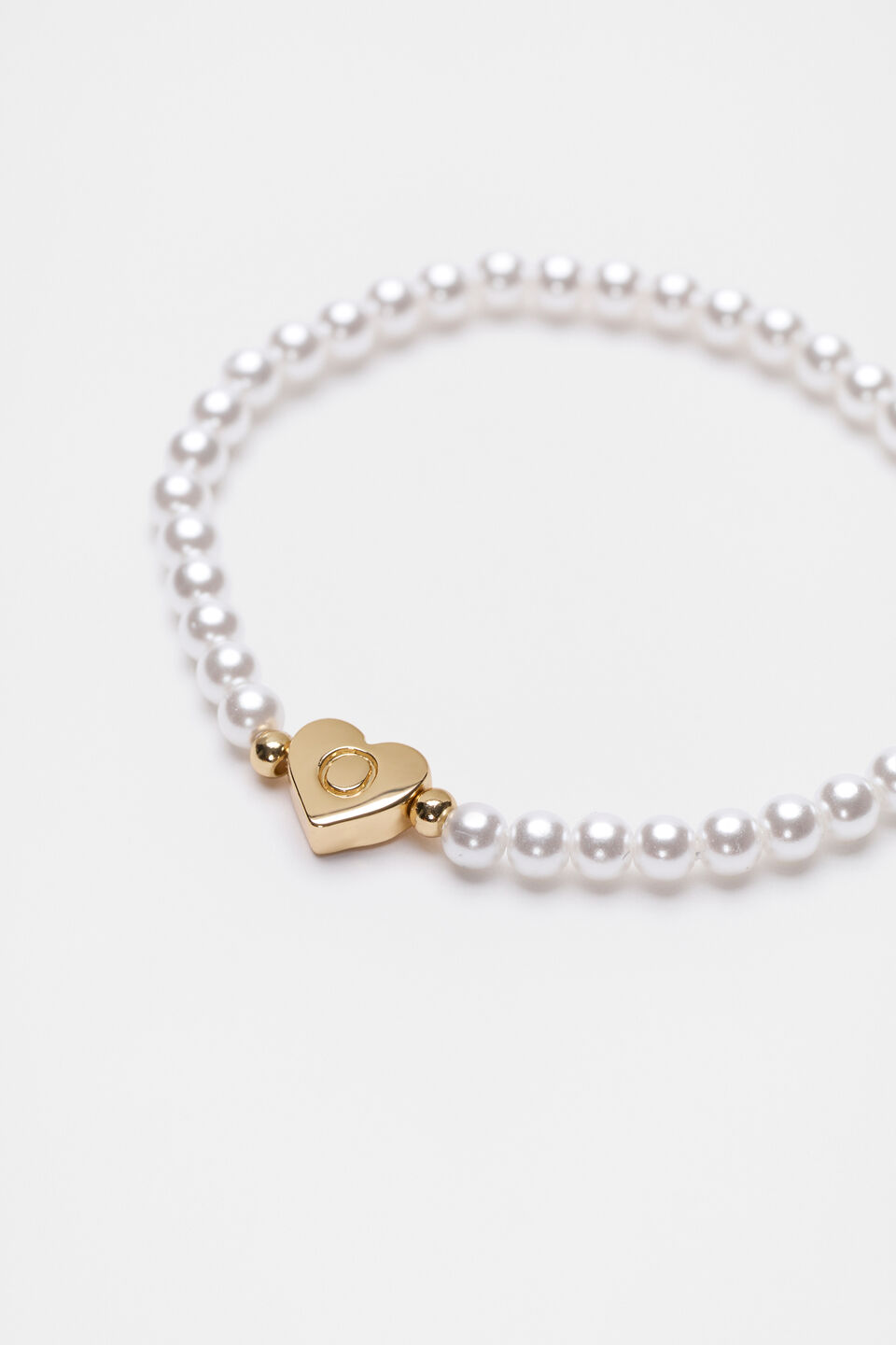 Initial Pearl Bracelet  O