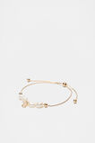 Fine Pearl Initial Bracelet  G  hi-res