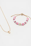 Initial Necklace & Bracelet Set  Z  hi-res