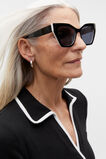 Audrey Sunglasses  Black White  hi-res