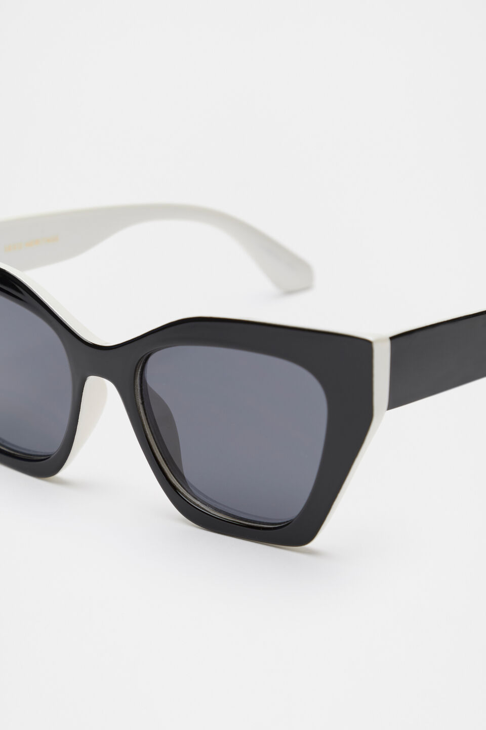 Audrey Sunglasses  Black White