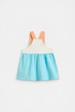 Colourblock Logo Pinafore  Multi  hi-res