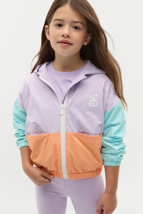 Colorblock Logo Jacket  Multi  hi-res