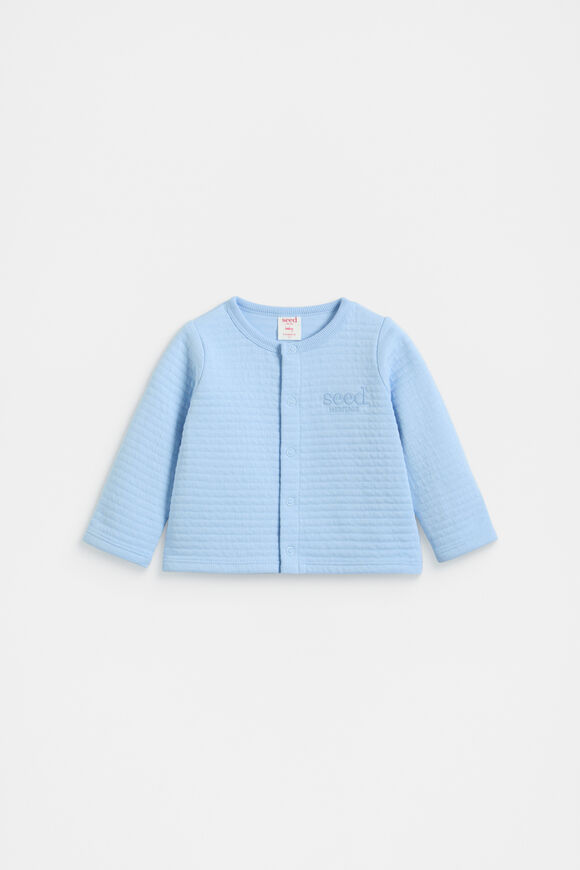 Quilted Logo Jacket  Clear Blue  hi-res