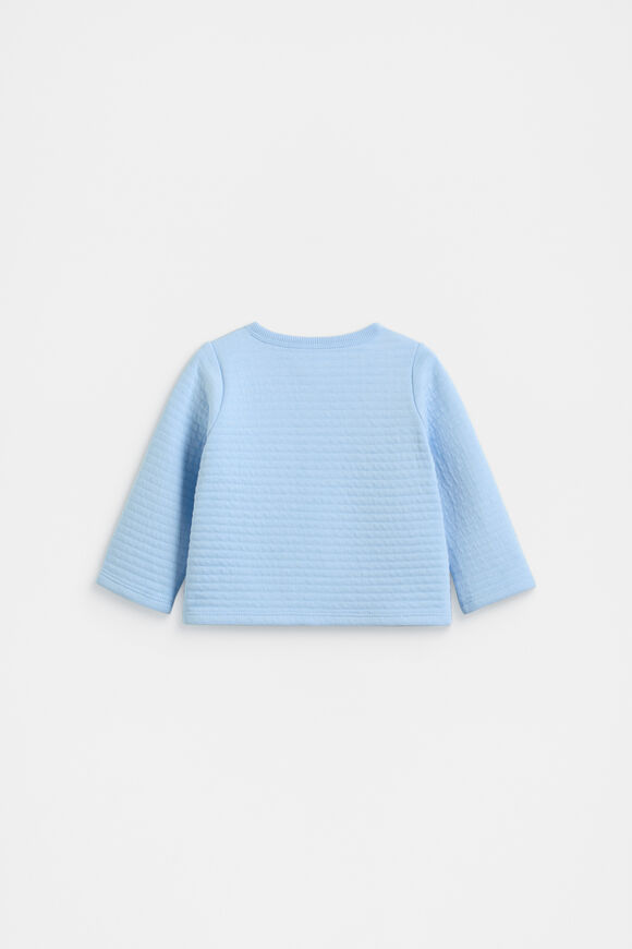 Quilted Logo Jacket  Clear Blue  hi-res
