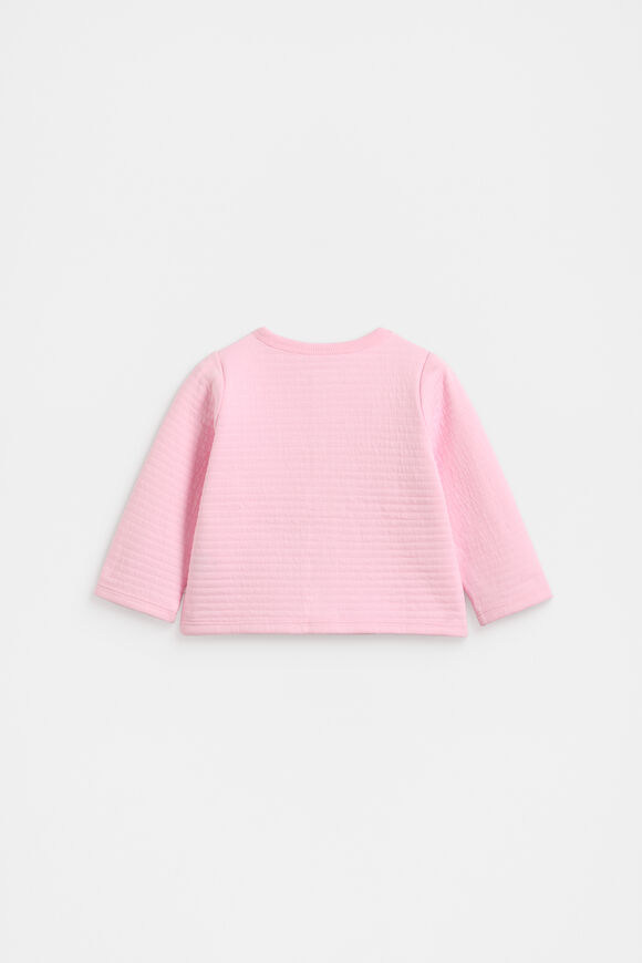 Quilted Logo Jacket  Petal Pink  hi-res