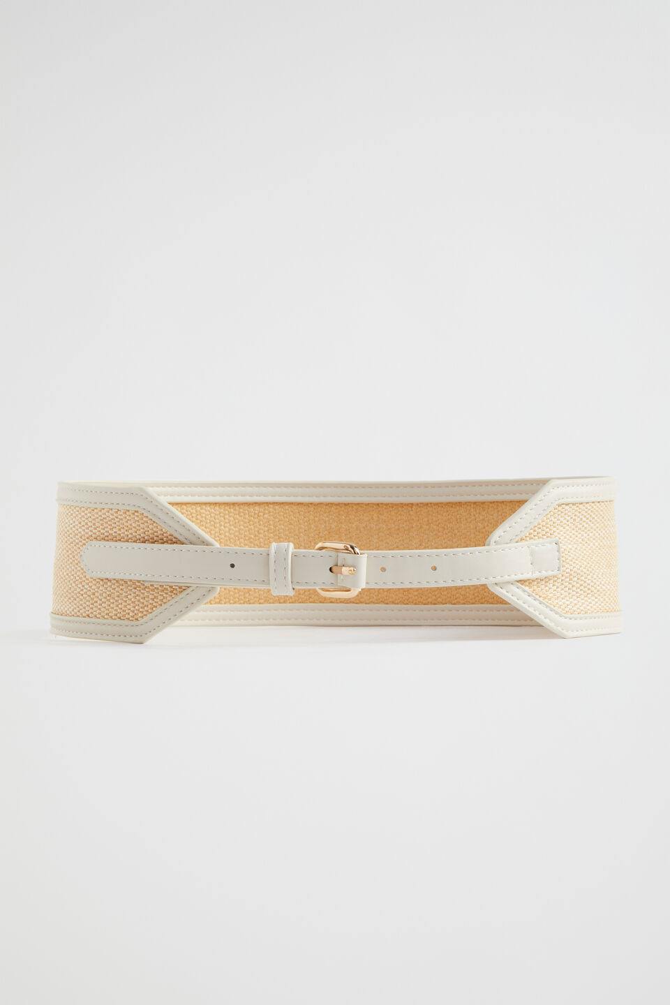 Elena Wide Waist Belt  Stone