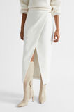 Wrap Front Buckle Skirt  Cloud Cream  hi-res