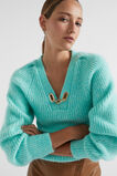 Ring Detail Raglan Knit  Opal Marle  hi-res