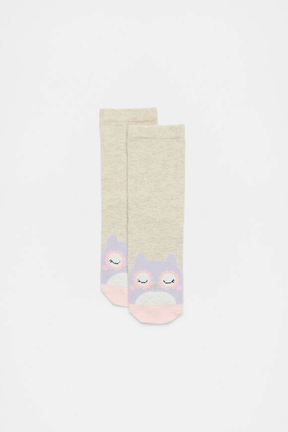 Owl Sock  Oat Marle  hi-res