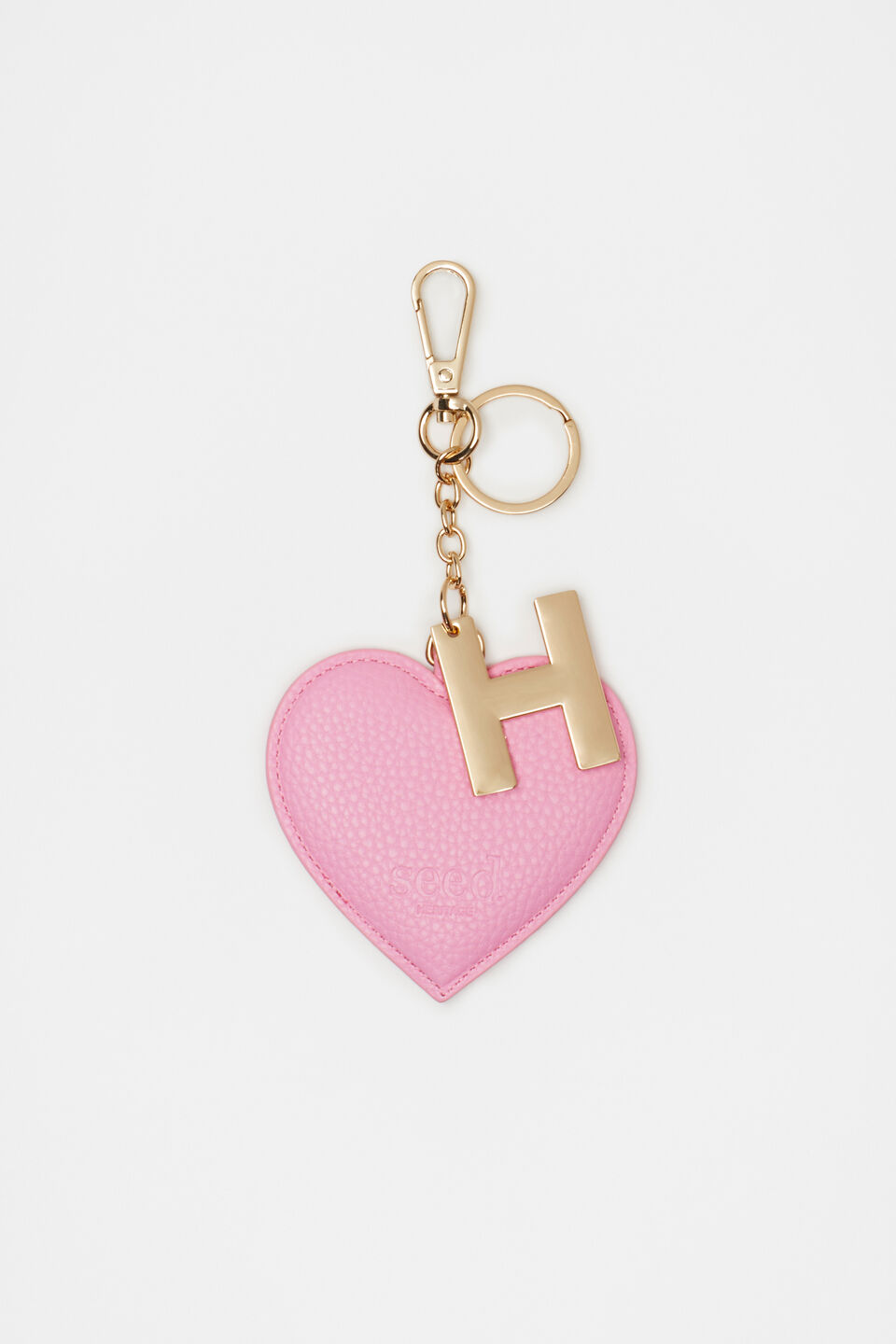 Heart Initial Keyring  H