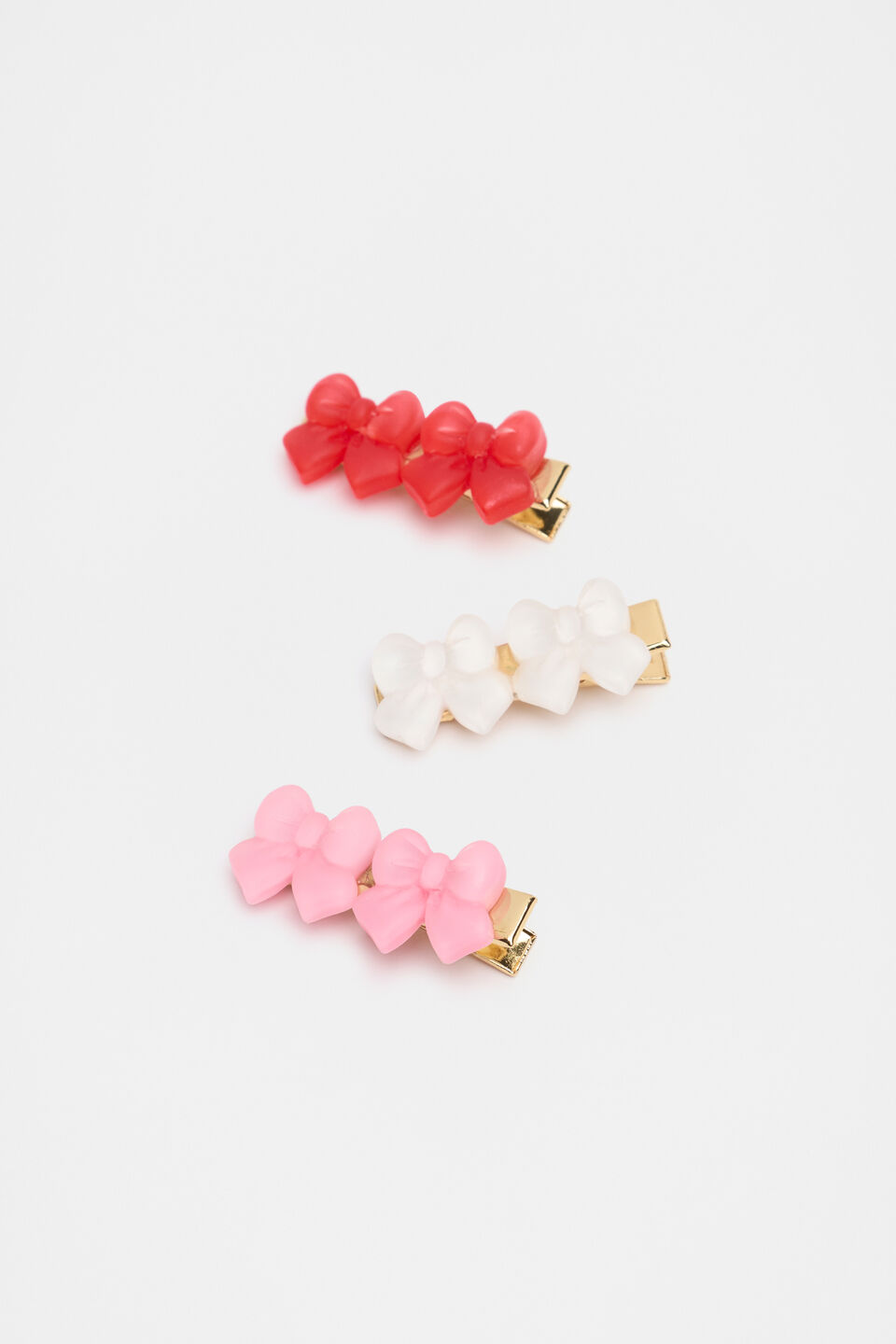 Bow Duck Clip Trio  Multi