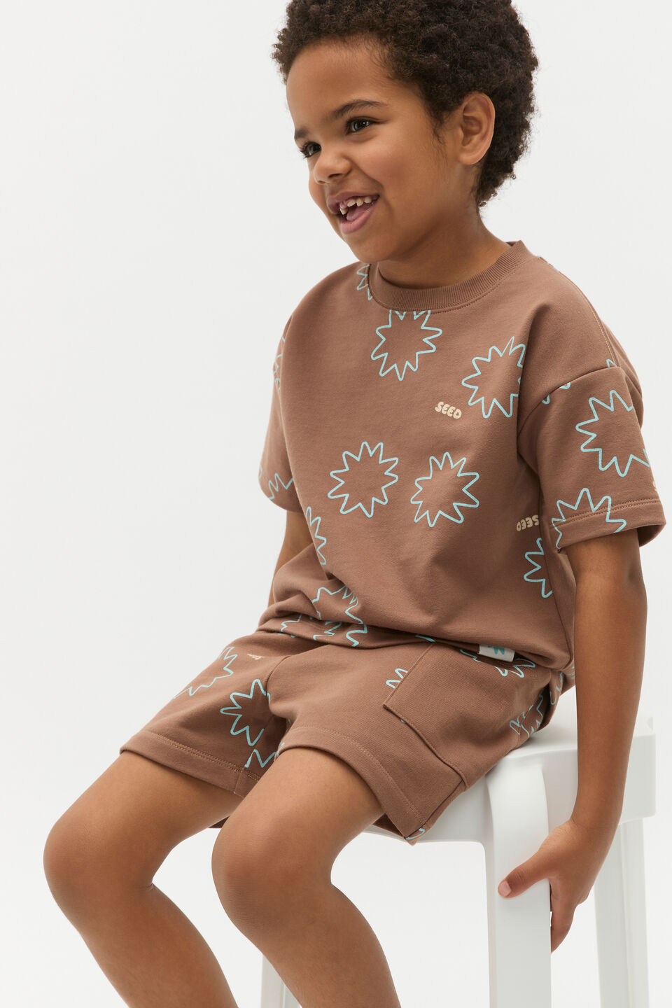 Sunbeam Slouch Tee  Cocoa