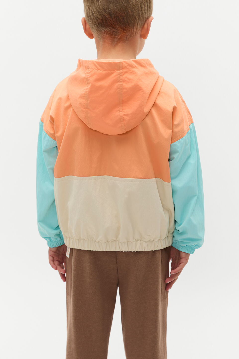 Colourblock Logo Jacket  Multi