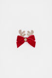 Reindeer Bow Duck Clip  Multi  hi-res