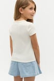 Core Logo Rib Tee  Canvas  hi-res