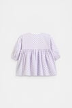 Button Denim Dress  Lavender  hi-res