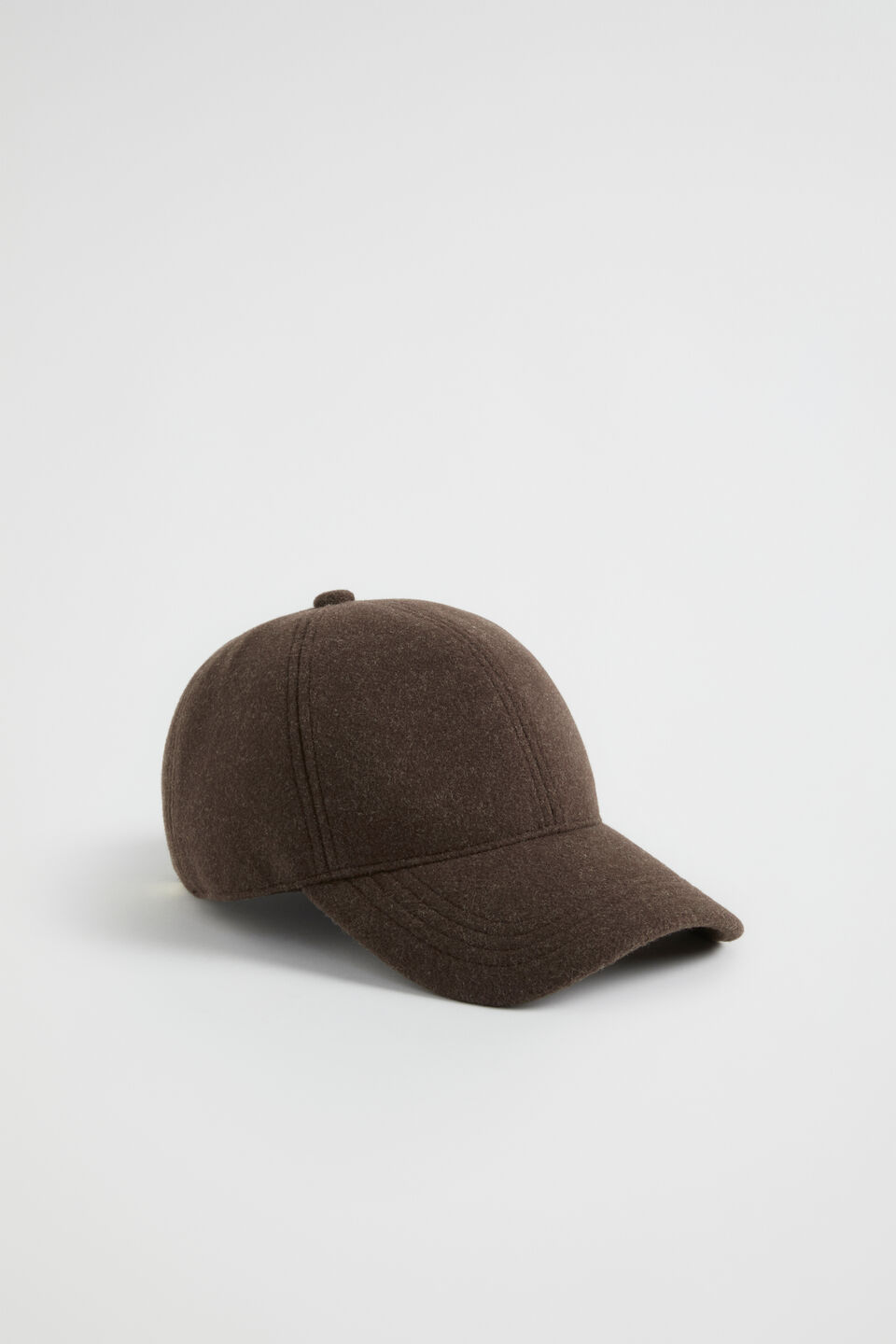 Felt Cap  Dark Espresso