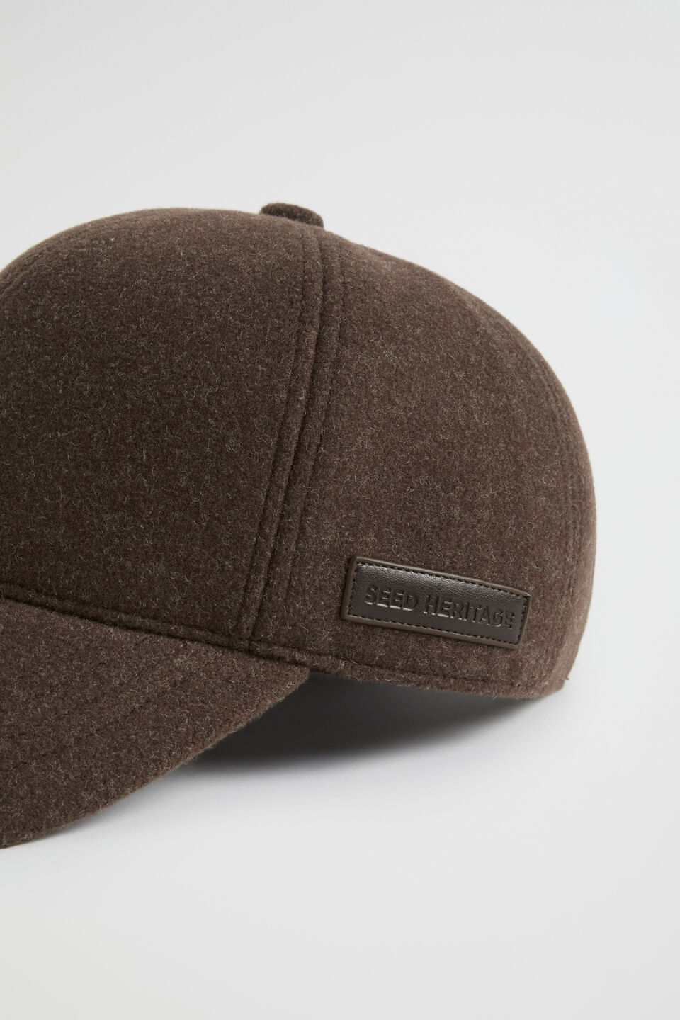 Felt Cap  Dark Espresso