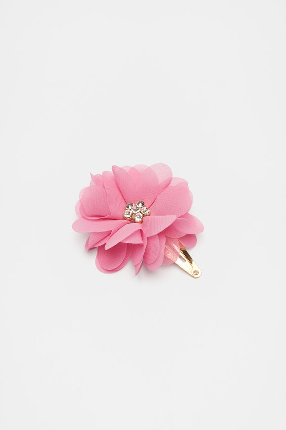 Chiffon Jewel Snap  Candy Pink  hi-res
