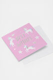 Happy Birthday Unicorn Card  Multi  hi-res