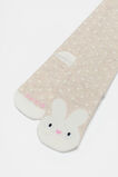 Bunny Spot Knee High Sock  Oat Marle  hi-res