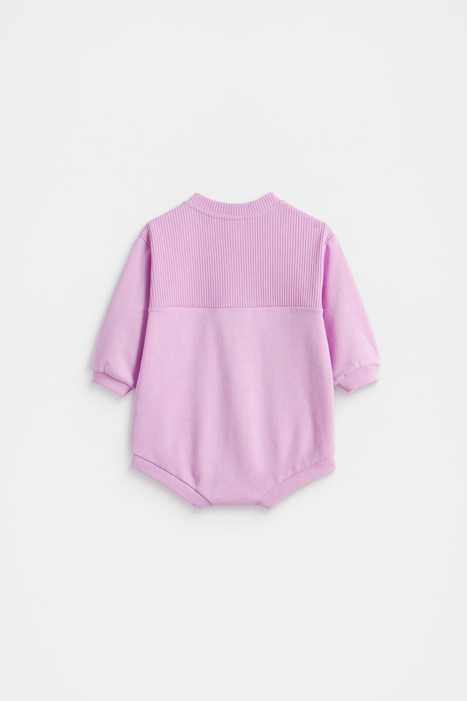 Spliced Logo Romper  Orchid Bloom