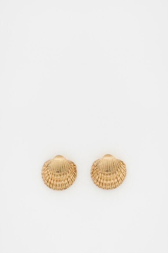 Shell Stud  Gold  hi-res
