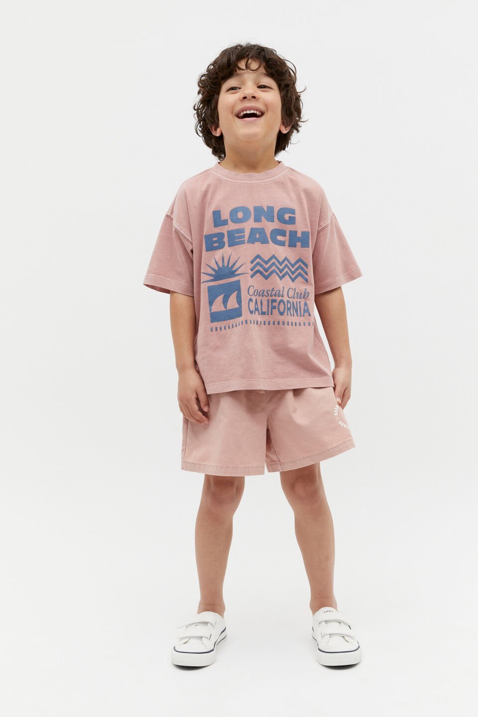 Garment Dye Short  Pink Clay
