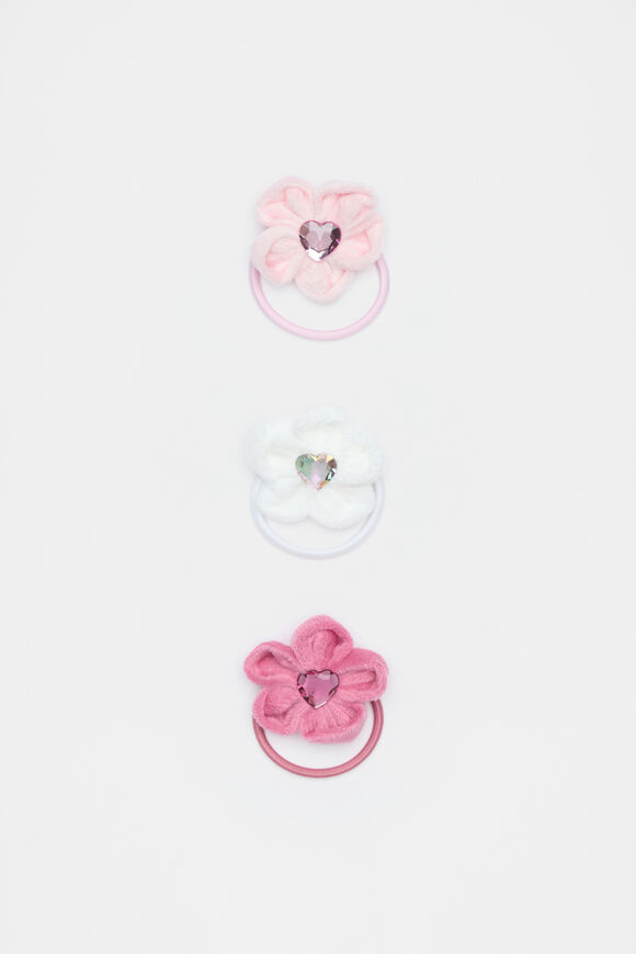 Velvet Flower Elastics  Multi  hi-res