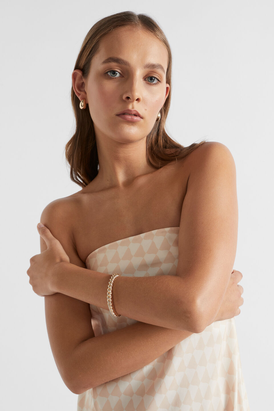 Croissant Dome Cuff  Gold