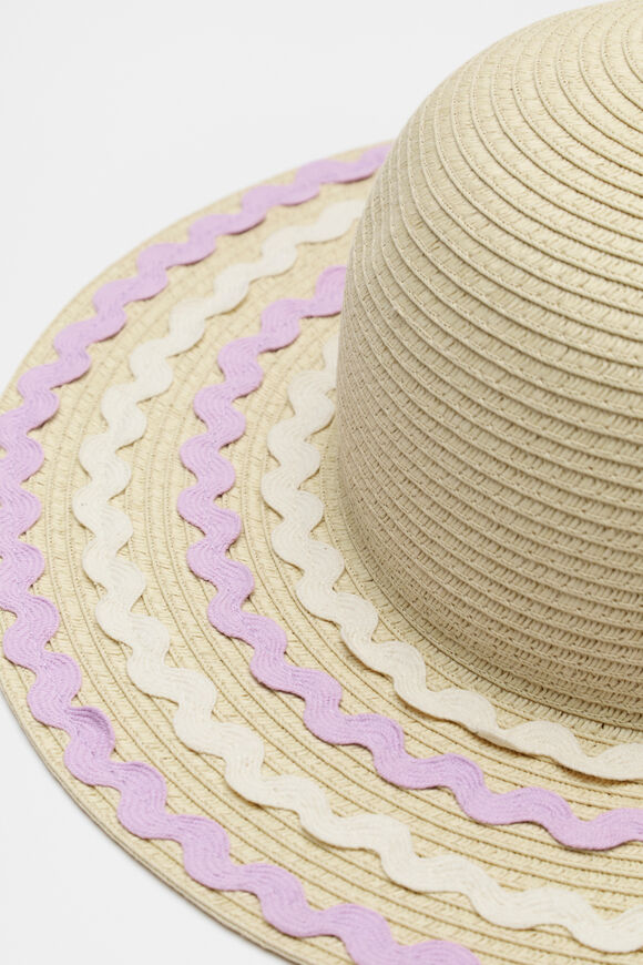 Ric Rac Floppy Hat  Multi  hi-res
