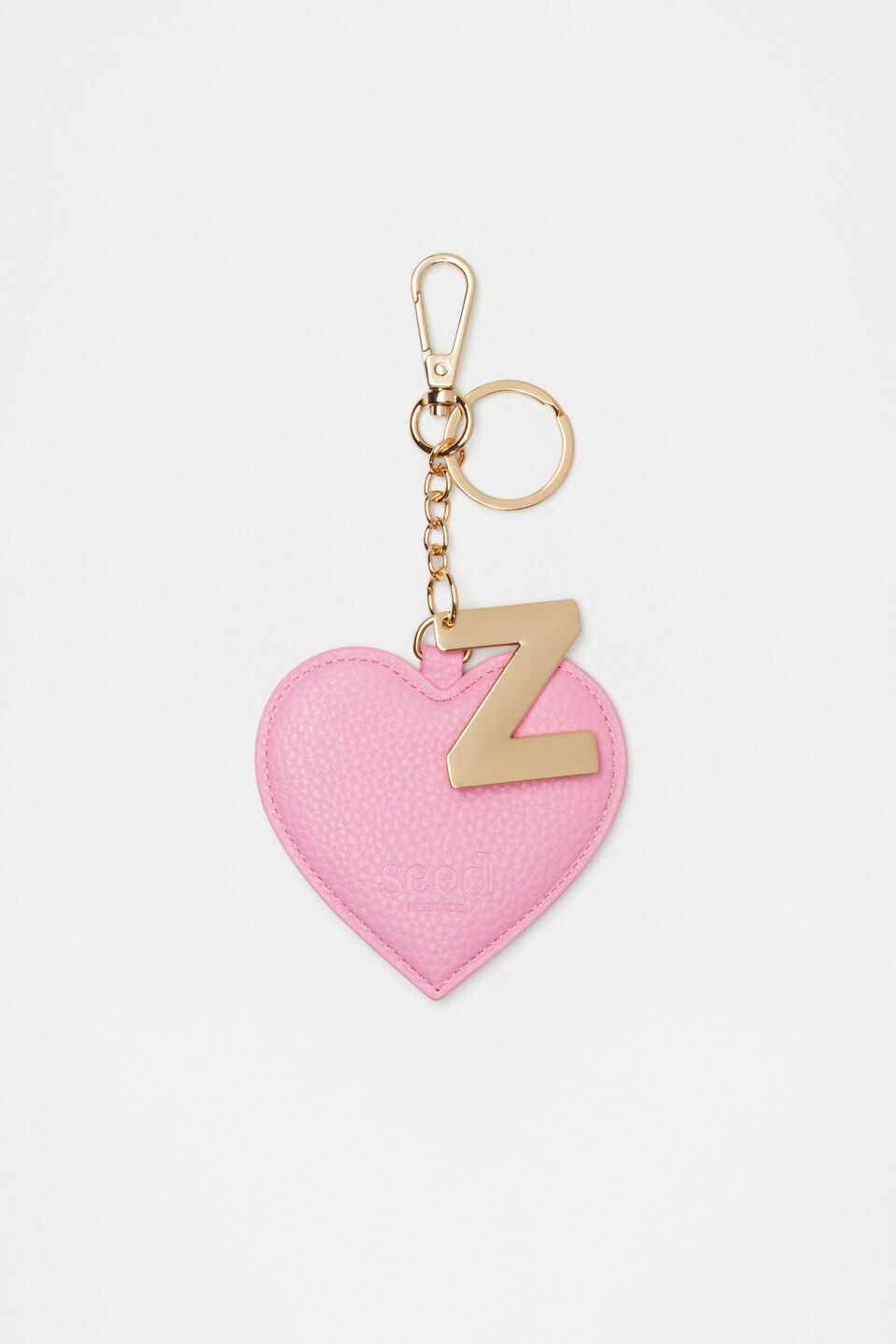 Heart Initial Keyring  Z