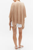 Fine Knit Poncho  Nougat  hi-res